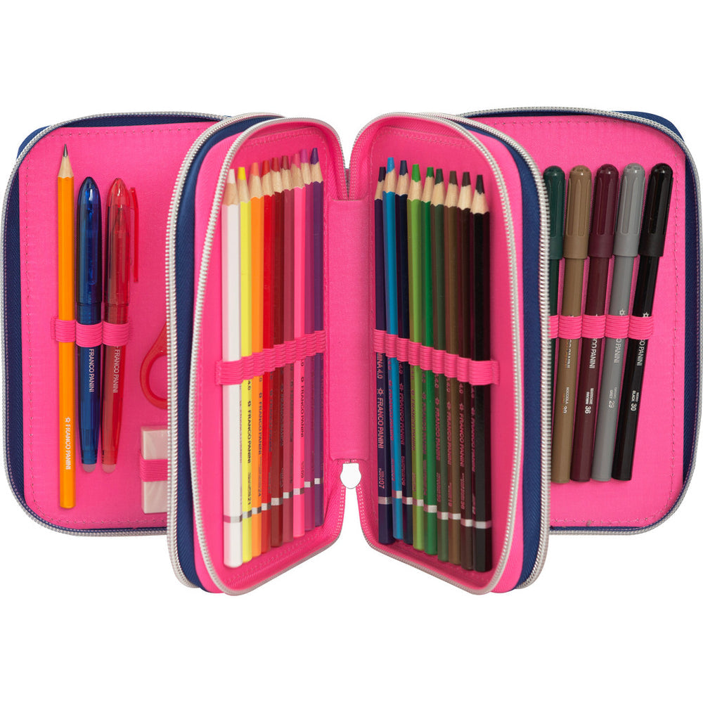 FC PANINI - Astuccio Tokidoki 3 Zip Blu
